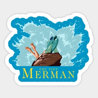 The Tiny Merman w/ text Sticker